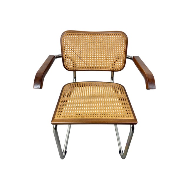 Vintage Italian Modern Cesca Dining Chairs - Set of 4 For Sale - Image 4 of 12