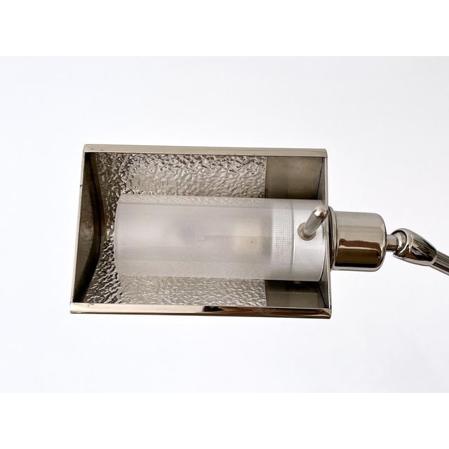 Nickel-Plated Brass Adjustable Desk Light from Holtkötter, Germany, 1980s For Sale - Image 17 of 18