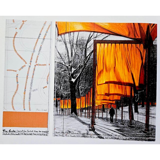 Saffron 2005 Art Installation Book, "The Gates: Central Park, New York City, 1979-2005", Christo and Jeanne-Claude For Sale - Image 8 of 13