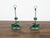 Metal Pair of Vintage American Midcentury Iron Rabbit Candle Holders with Green Patina For Sale - Image 7 of 11