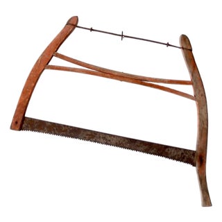 Antique Primitive Bow Saw For Sale