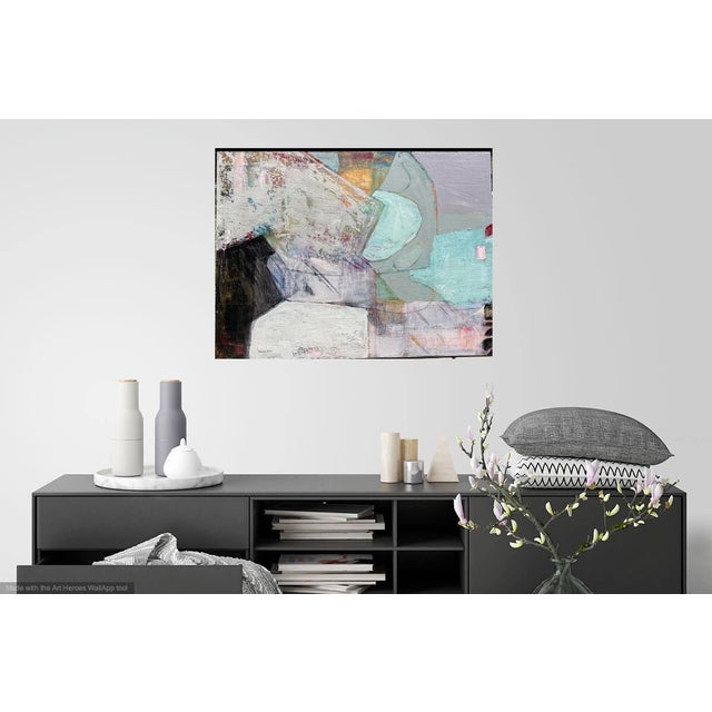Contemporary "All You Need Is Love" Abstract Painting For Sale - Image 3 of 10