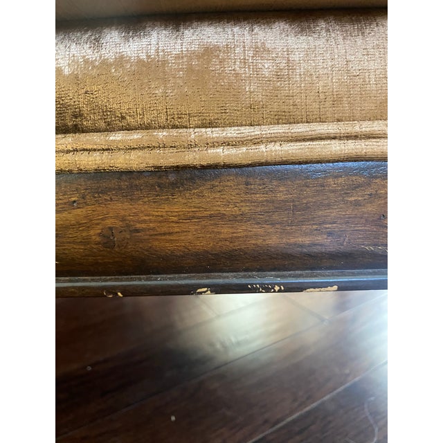 Contemporary Attributed to Marge Carson Tan Velvet & Silk Accent Chairs – Set of 2 For Sale In Houston - Image 6 of 10