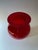 Mid-Century Modern Sculptural Ruby Red Art Glass Vase by Czesław Horbowy for Huta Barbara, Poland, 1970s For Sale - Image 13 of 15