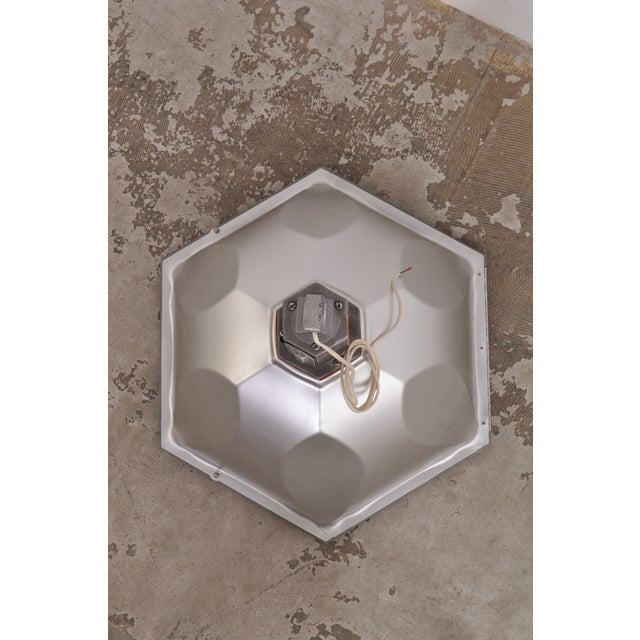 Industrial lamp Special factory lamp! This 6-cornered model with glass plate has a striking design! Dimensions: 'diameter'...