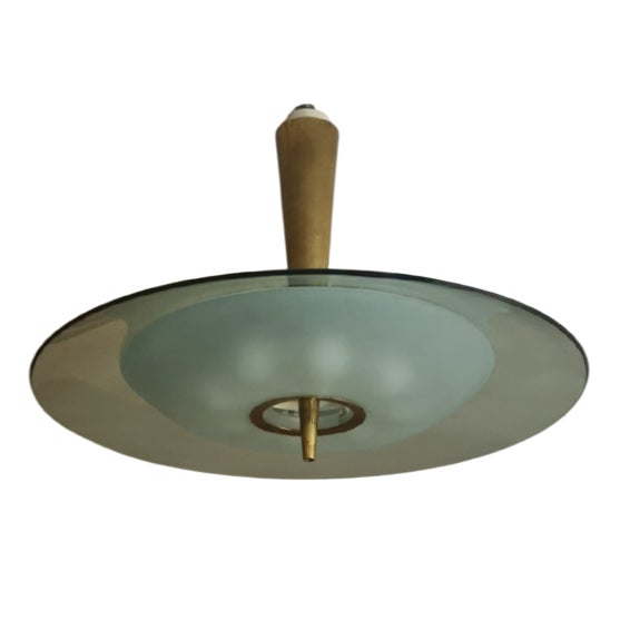 Model 1462A Ceiling Lamp by Max Ingrand for Fontana Arte, 1955 For Sale
