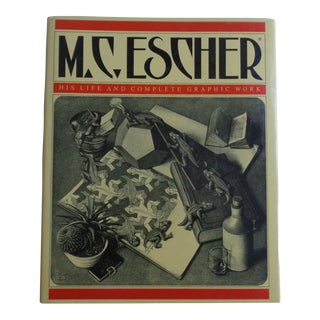 M C Escher: His Life and Complete Graphic Work Vintage Book For Sale