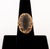 14K Yellow Gold and Solitaire Smokey Quartz Ring, Victorian style, featuring one prong set oval brilliant cut smoky quartz...