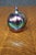 Purple Sea Glasbruk Swedish Iridescent Art Glass Apple Paperweight For Sale - Image 8 of 8