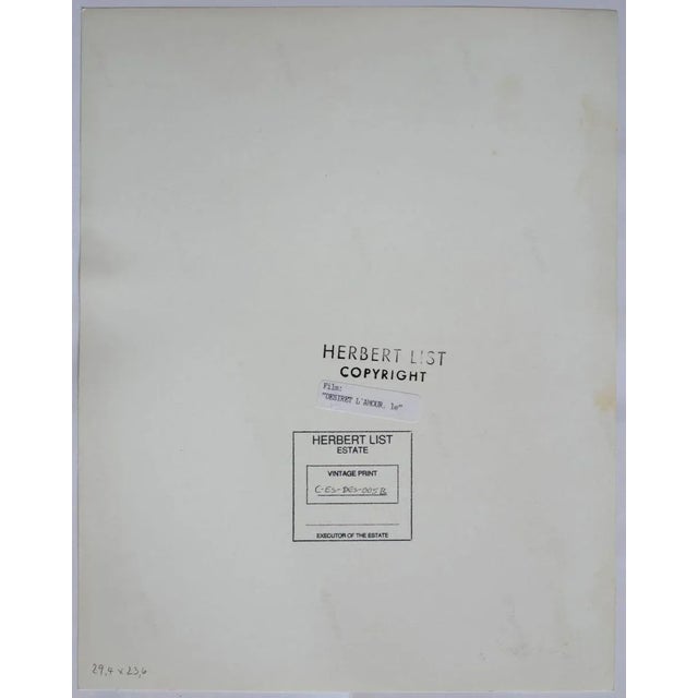 Herbert List, Le desir et l´amour - Filmset, 1951, Vintage