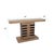 Wood Robin Baron Leather Wrapped Console Table For Sale - Image 7 of 10
