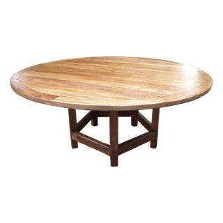 1800's Chestnut Country Dining Table. Seat 8 + For Sale