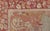 Mid 20th Century Turkish Oushak Vintage Rug With Floral Medallion Design in Red and Light Blue For Sale - Image 5 of 13