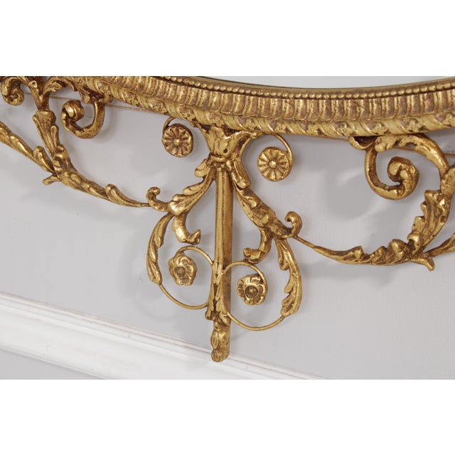 1990s Friedman Brothers Neoclassical Sphynix Mirror For Sale - Image 5 of 18