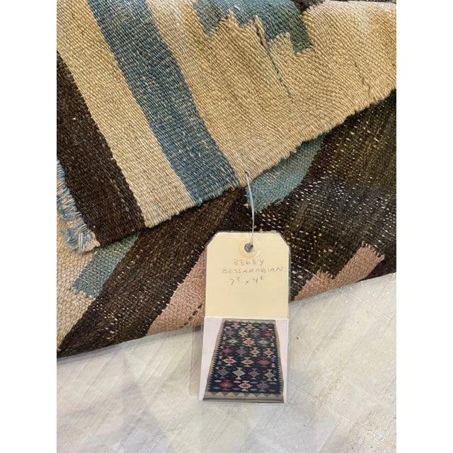 1920 Antique Bessarabian Rug For Sale - Image 4 of 9