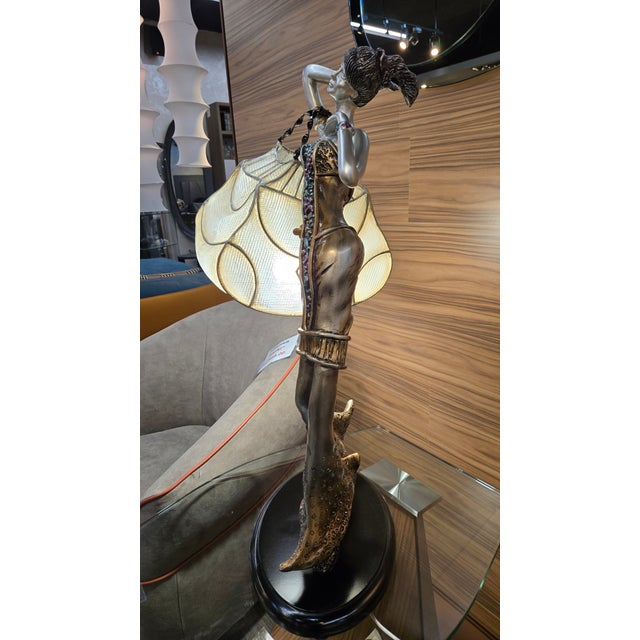 Artmax Art Deco Style Sculptural Table Lamp For Sale - Image 9 of 10