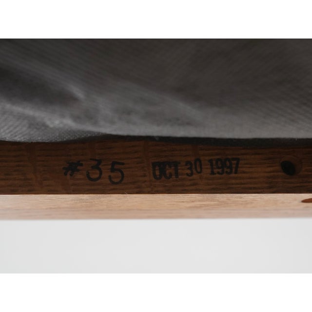 Stickley Mission Oak Spindle Settee Loveseat For Sale - Image 16 of 18