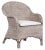 Safavieh Antonia Accent Chair with Cushion - Grey White Wash/ White Cushion For Sale - Image 4 of 11