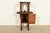 Early 20th Century Stickley Brothers Style Antique Mission Arts & Crafts Oak and Brass Smoker Stand, Circa 1910 For Sale - Image 5 of 17