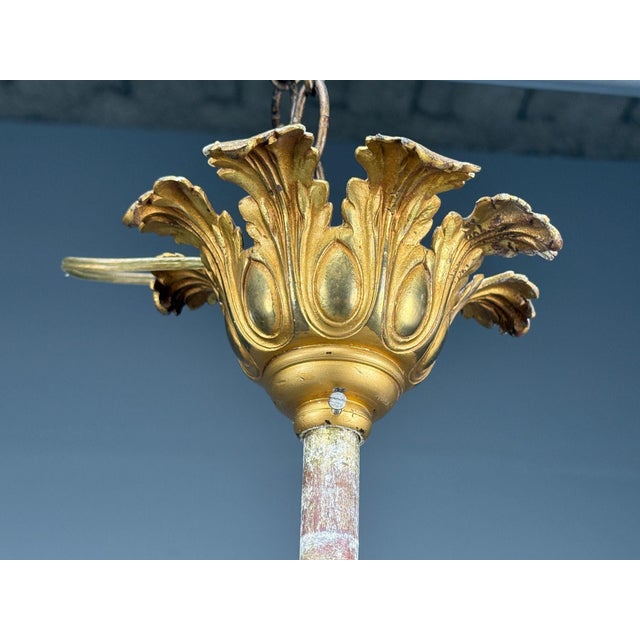 French Louis Xvi, Chandeliers, Dore Bronze, Crystal, France, 19th Century For Sale - Image 15 of 17