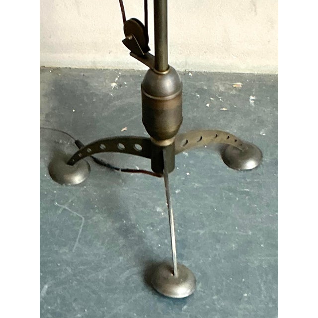 Industrial Vintage Boho Baker MRL 191 Counterbalance Floor Lamp For Sale - Image 3 of 6