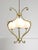 Antique Italian Brass and Opaline Chandelier For Sale - Image 17 of 17