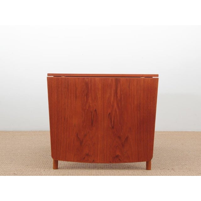 1960s Mid-Century Scandinavian Dining Table with Drop Leaves, 1960s For Sale - Image 5 of 14