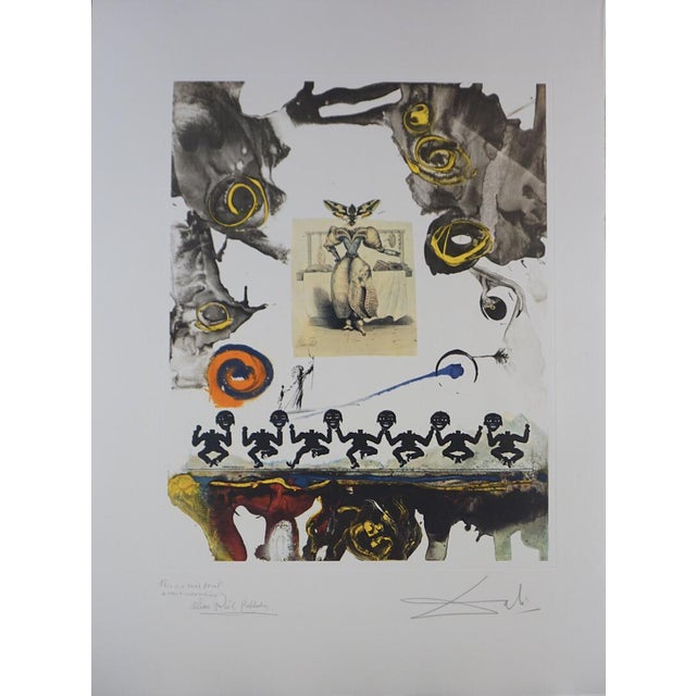 1970s Salvador Dali Memories of Surrealism Surrealist Gastronomy Trial Proof For Sale