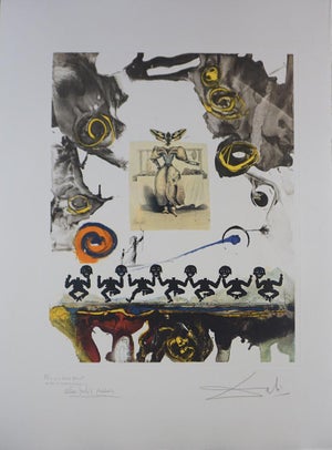 1970s Salvador Dali Memories of Surrealism Surrealist Gastronomy Trial Proof
