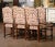 Set of Six Mid-Century French Louis XIII Walnut Dining Chairs With Tapestry Seat For Sale - Image 9 of 10