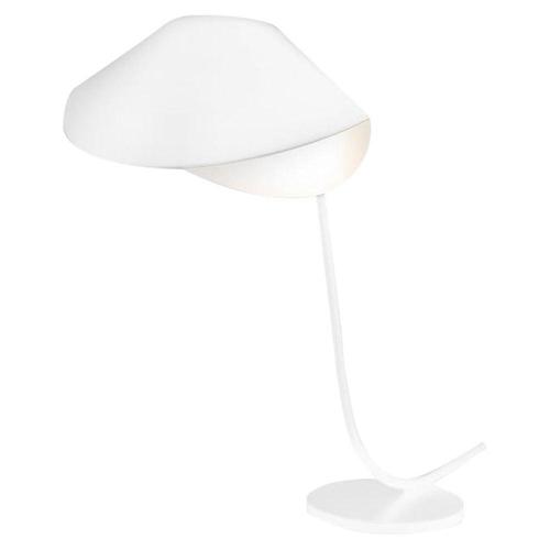 Black Mid-Century Modern White Antony Table Lamp by Serge Mouille For Sale - Image 8 of 8