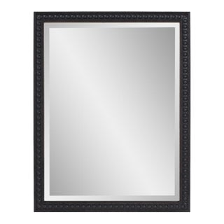 Beaded Vanity Mirror - Black For Sale