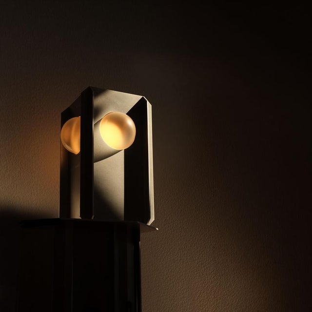 Not Yet Made - Made To Order Orbital Array Aluminium Table Lamp by Bureau of Entropy For Sale - Image 5 of 10