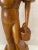 Rustic European Vintage Val Robbins Old World Teakwood Sculpture Marked For Sale - Image 3 of 10