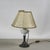 Brown Vintage Table Lamp with Parchment Hood For Sale - Image 8 of 9