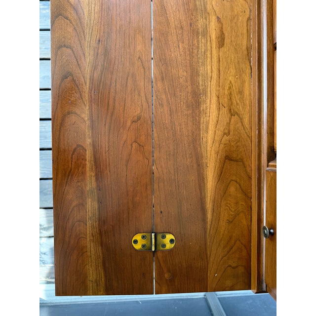 Wood Pennsylvania House Flip Top Vintage Desk For Sale - Image 7 of 14