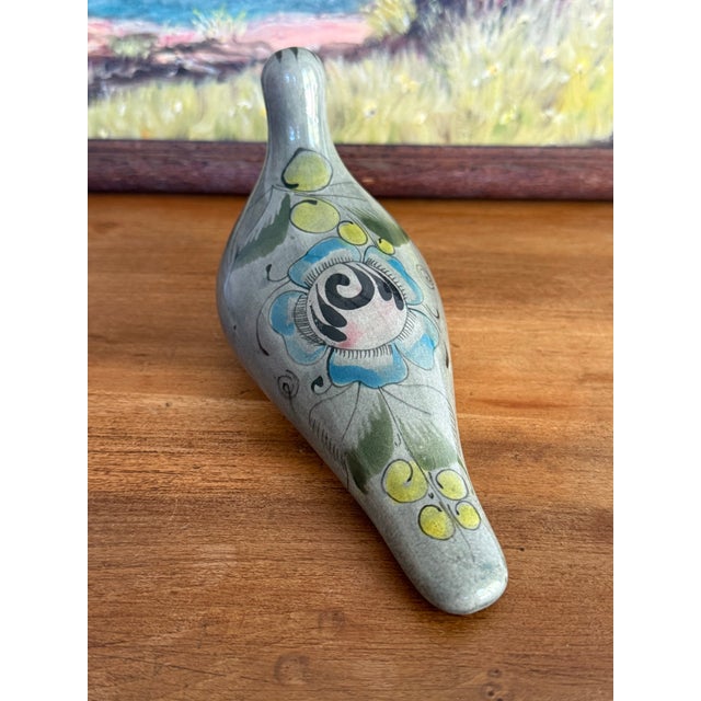 Vintage Mexican Tonala Pottery Dove Bird For Sale - Image 4 of 10