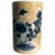 Blue 19th Century Chinese Porcelain Cylindrical Brush Pot Vase with Crackle Glaze For Sale - Image 8 of 8