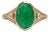 3ct Statement Emerald Ring w Natural Diamond Accents in 14K Gold | OV 11x8mm For Sale