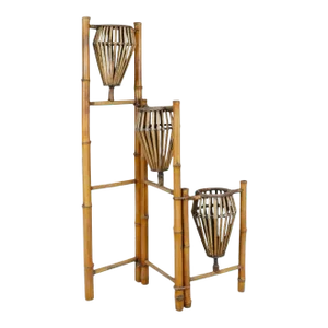 1970’s Folding Bamboo Plant Stand