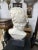 Renaissance Large Vintage Bust of Michelangelo's David Statue, 23" Tall, Large Base, Ceramic For Sale - Image 3 of 6