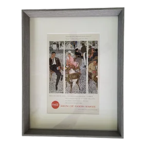 Framed 1957 Coca-Cola Advertisement by Illustrator Jack Potter