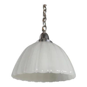 Turn of the Century Industrial Art Deco Hanging Fixture C. 1910/1930's