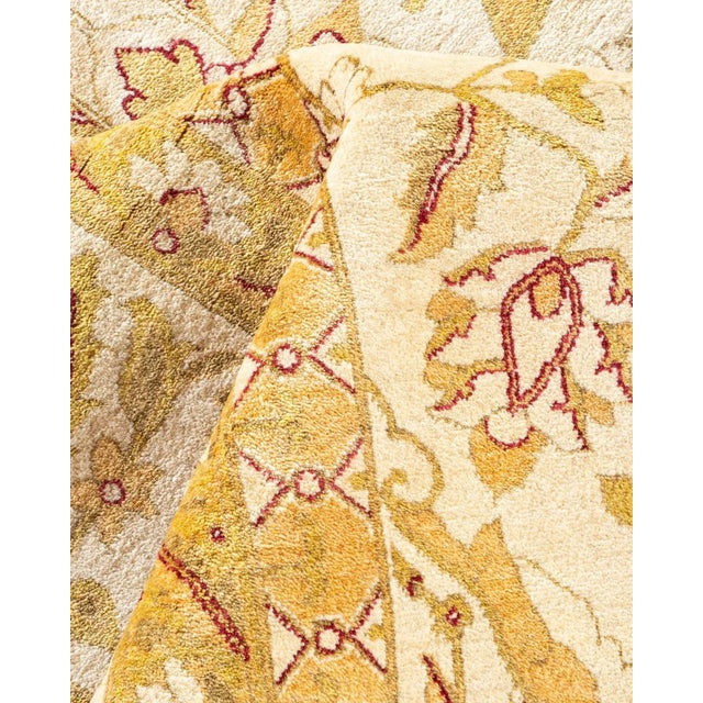 Textile Vintage Moroccan Hand Knotted Wool Area Rug, Sand - 8'0" X 10'1" For Sale - Image 7 of 9