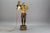 Large Hand-Carved Wooden Sculpture Man with a Lantern, 1930s For Sale - Image 12 of 18