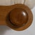 Pair of 1970s French Chestnut Brown Brutalist Oak Upholstered Armchairs For Sale - Image 9 of 15