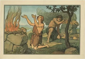 Dr. Ecker, Cain and Abel, 1913, Print