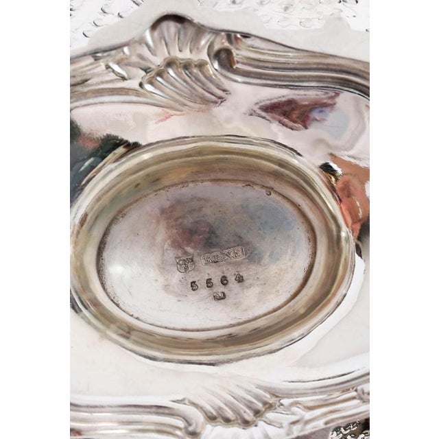 Antique Victorian Silver Plated Fruit Basket, 1800s For Sale - Image 16 of 18