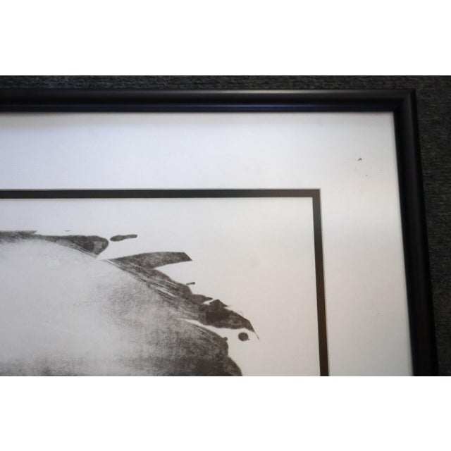 Printmaking Materials Vintage 2000 David Hostetler Signed Numbered Lithograph "Goddess With Red Lips" — American Sculptor Female Form Art, Framed Original Print For Sale - Image 7 of 12