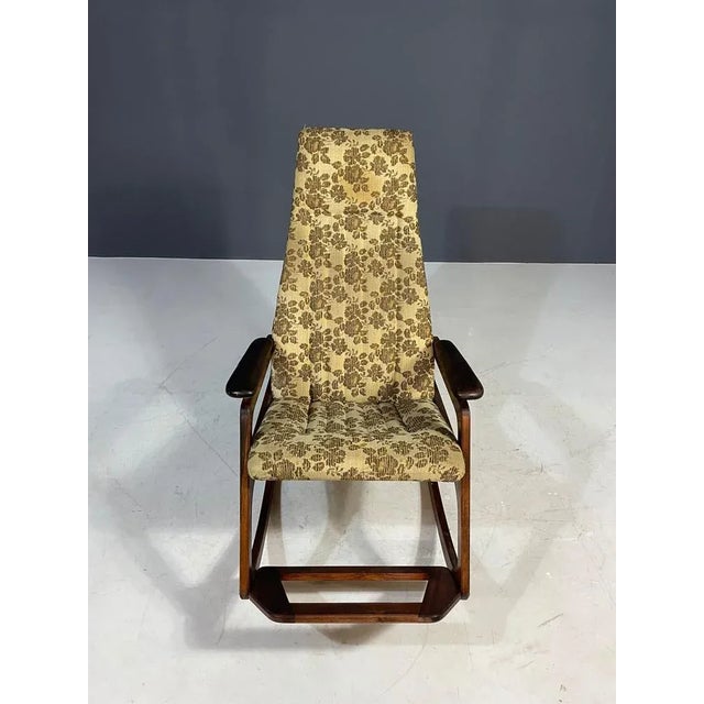 Wooden Rocking Chair from Dřevotvar, Czechoslovakia, 1970s For Sale - Image 15 of 16